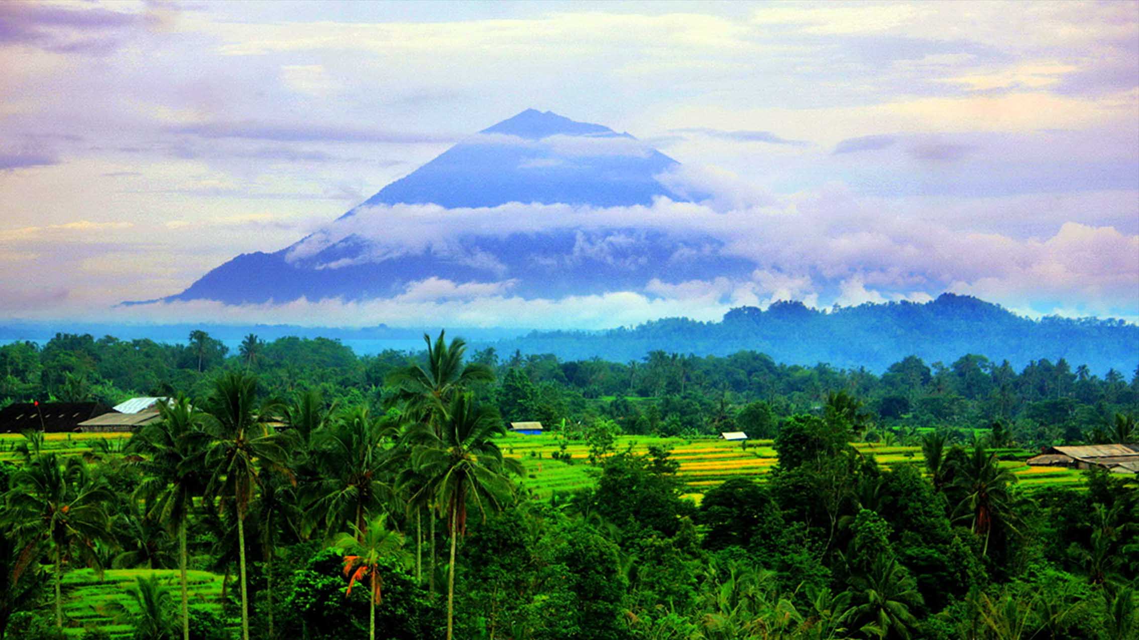 Mount Agung  Volcano bali indonesia Nazava