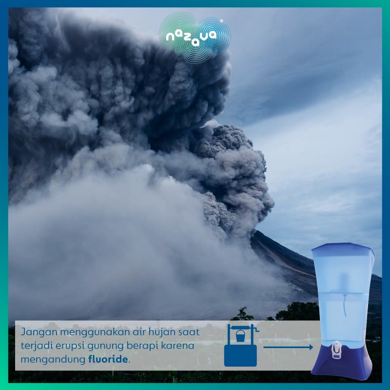 volcanic ash can reduce drinking water quality