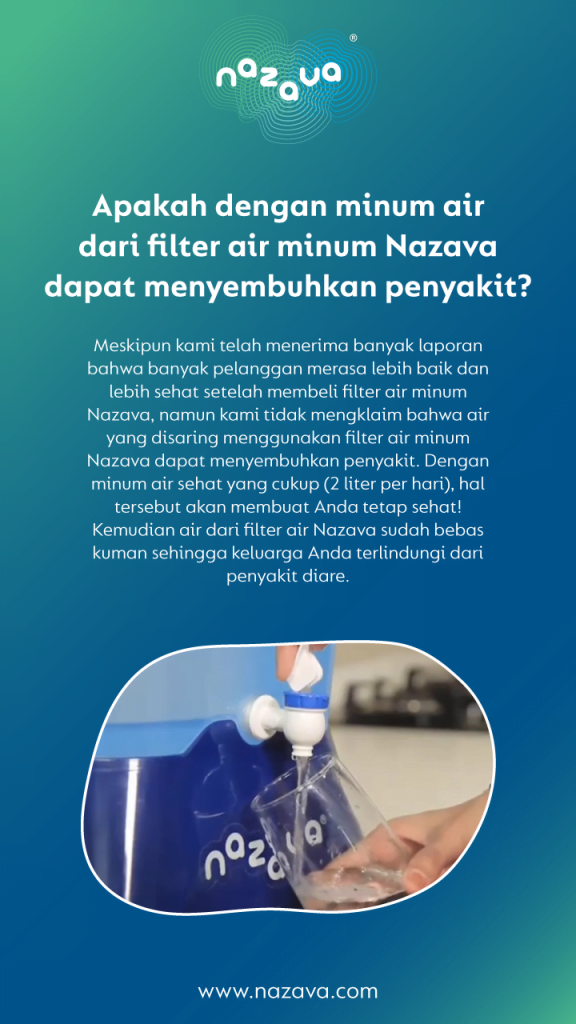 Apakah air dari nazava bisa menyembuhkan penyakit?