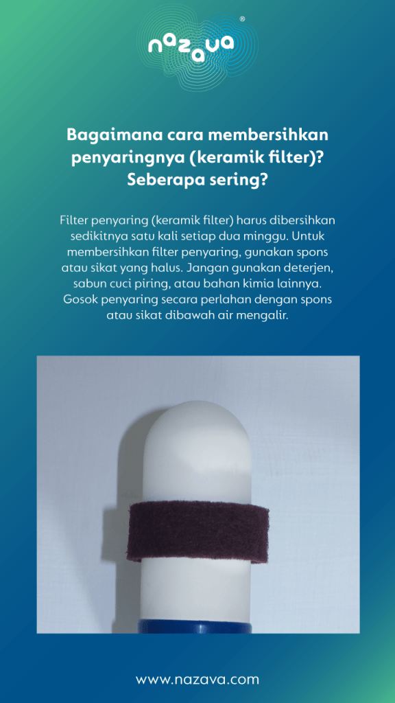 Kapan harus membersihkan filter air?