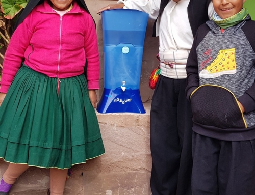 Water filter for sustainable tourism in Peru