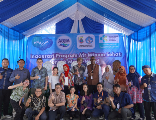 Inagurasi Program Air Minum Sehat untuk Murid-Murid di Lebak bersama Danone- Aqua